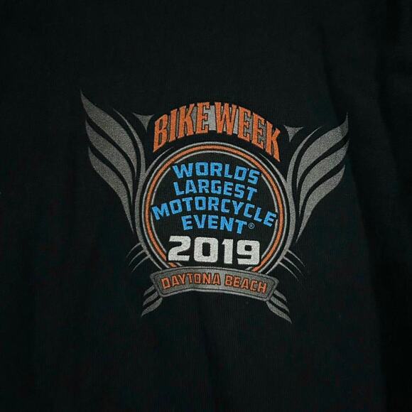 2019 Daytona Beach Bike Week Tee Shirt - Picture 4 of 6